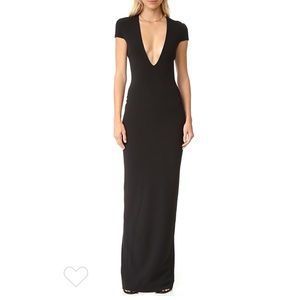 Black Mason gown by Solace London
